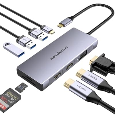 ドッキングステーションhdmi 2つ Dual Display USB C ハブ Dock 9-in-1 MST デュアル 4K HDMI 拡張 リ..