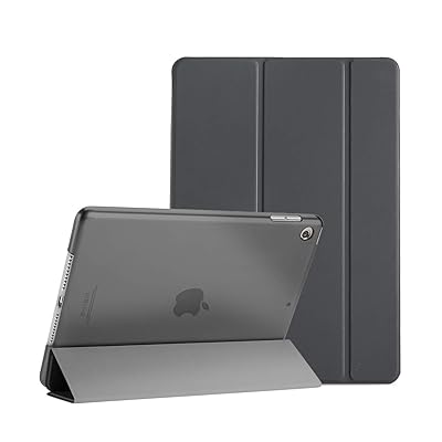ProCase iPad 9/8/7 ケース (2021 2020 2019) 半透明バックカバー スマートカバー 軽量 三つ折りスタンド iPad 10.2