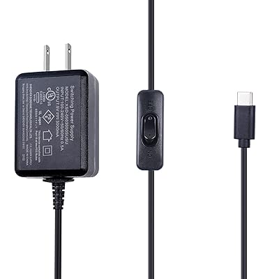 Smraza Raspberry Pi 4 USB-C (Type C）電源、5V 3A ラズベリーACアダプター RPi 4b Model B 1GB / 2GB / 4GB/ 8GB適用