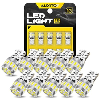 AUXITO T10 LED5뤵åץۥ磻  T10 LEDݥ ʥС 롼 ѵ ̵ 301...