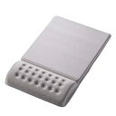 エレコム マウスパッド リストレスト一体型 COMFY 疲労低減 軽快操作 グレー MP-096GY