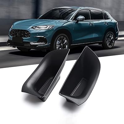 smabee ホンダ 新型 ZR-V HR-V 専用 2023年 フロントドア ドアハンドル 収納ボックス ラバーマット付き ドアポケット インテリア アクセサ...