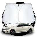 ruiya 2022新型 ホンダ シビックタイプr fl5 専用 サンシェード フロントガラス用 パラソル 車用サンシェード UVカット 日よけ 車中泊 折り畳...