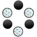 SANJAOYEE 80mm ダッシュボード取り付け 吸盤 ベース 6個入り 吸盤 補助 アップグレード3Mセンターコンソールベースパッドディスクプレミアム3M粘着ディスク