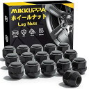 MIKKUPPA ホイールナット M12 x P1.25 テーパー座60° 長さ22 mm スチール製 19HEXニッサン・スバル・スズキの普通車と軽自動車に対...