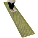 オカ(OKA) 優踏生洗いやすい キッチンマット 約45cm×252cm グリーン (洗える 軽量 滑り止め クッション)(3)