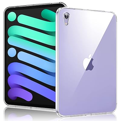 iPad mini6 専用 ケース クリア TPU 背面カバー 超軽量 薄型 耐衝撃 ワイヤレス 対応 iPad mini 第6世代 8.3インチ 保護カバー