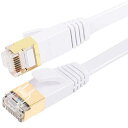 FOSTO Cat8 LANケーブル 0.5M 2本セッ 超高速 40Gbps/2000MHz カテゴリー8 準拠 イーサネットケーブル 隙間 有線ランケーブル...