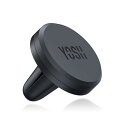 YOSH マグネット 車載ホルダー コンパクト 小型 吹き出し口に妨げない 磁力強化 しっかり固定 軍用シリコン素材 スマホホルダー 車 携帯ホルダー マグネット スマホホルダー 車 エアコン吹き出し口 スマホスタンド 磁石 車 スマホ マグネット