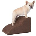 EHEYCIGA 犬階段 2段 ブラウン 延長版 ドッグステップ ペット階段 滑り止め付き 洗える カバー取り外し(2段plus,ブラウン)