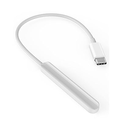 STOUCHI スタイラスペン Apple Pencil 第二世代 専用的なワイヤレス充電ケーブル ワイヤレス充電器 USB Type C ホワイト Apple Pencil 第一世代や他の磁気充電できないペンシルには非対応
