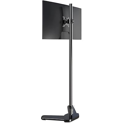 Pholiten アーム抜き 置き型 自立式PCモニタースタンド 120CM高いアーム 13-27インチ対応 液晶ディスプレイ スタンド VESA規格75-100mm 耐荷重10kg(ML61201)