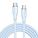 タイプc ケーブル VOLTME 超高耐久 60W 急速充電 PD ケーブル シリコン素材採用 絡まないケーブル MacBook、iPad Pro/Air、Galaxy、Sony、Pixel等Type-c機器対応 USB-C & USB-C ケーブル