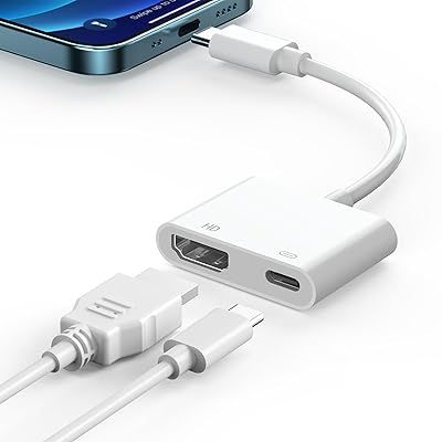 USB C Type C HDMI 変換アダプタ4K@60Hz hdmiポート+タイプC 100W PD 充電ポートアダプタ 2in1 変換 アダプタ iphone15/16 iPad MacBook Air/Pro、iPad Pro、iMac、Su