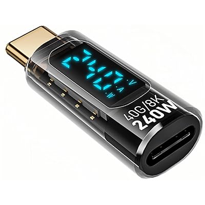 MUXER USB Type C 変換アダプタ、出力スクリーン表示、PD 240W急速充電、USB4 40Gbps高速転送、8K 60Hz HD映像信号伝送、USB C オス メス 変換、USB-C 変換コネクタ、PC/MacBook/Android MUXER USB Type C 変換アダプタ、出力スクリーン表示、PD 240W急速充電、USB4 40Gbps高速転送、8K 60Hz HD映像信号伝送、USB C オス メス 変換、USB-C 変換コネクタ、PC/MacBook/Android