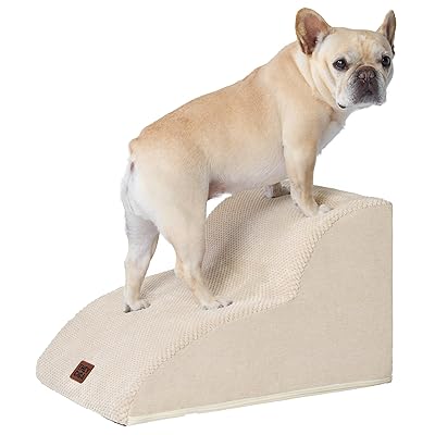 EHEYCIGA 犬階段 2段 ベージュ 延長版 ドッグステップ ペット階段 滑り止め付き 洗える カバー取り外し（2段plus，ベージュ）