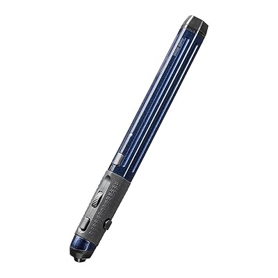 サンワダイレクト ペン型マウス Bluetooth/USB-A/USB-C 無線接続 Win/Mac/iPadOS/Android対応 充電式 収納ポーチ付き ブルー 400-MAWBT202BL