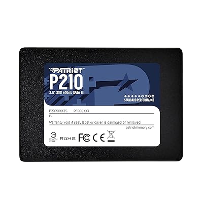 Patriot Memory P210 128GB SATA3 内蔵型SSD 6Gb/s 2.5インチ 7mm P210S128G25