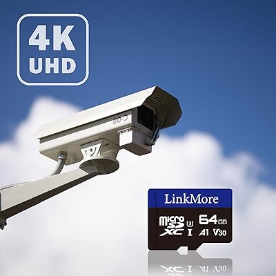 LinkMore 64GB マイクロSDカード Nintendo Switch対応/MicroSDXCカード / U3 / A1 / V30 / SDアダプター付 (読込最大95MB/s)