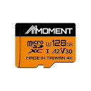MMOMENT MicroSDXCカード 128GB A2 / V30 / U3 / Switch対応/SDアダプター付【読込最大100MB/s】