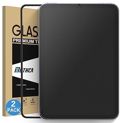 Mothca 2枚セット アンチグレア iPad Mini 6 (2021 第6世代) 対応 保護フィルム ゲームフィルム サラサラ タッチ感 日本旭硝子製素材 反射防止 指紋防止 硬度9H 飛散防止 キズ防止 衝撃吸収 撥油性 疎水性