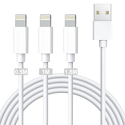 iphone 充電ケーブル 純正【0.5m/1.0m/1.8m】3本 mfi 充電コード lightning 人気 超高耐久 iPhone 14/13/13 Pro/12/11/X/8/8plus/ iPad 各種対応