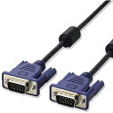 エレコム ディスプレイケーブル D-sub15ピン VGA-VGA スリム RoHs対応 3m ブラック CAC-30BK/RS