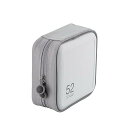 エレコム DVD CDケース セミハード ファスナー付 52枚収納 ホワイト CCD-H52WH