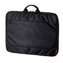 エレコム パソコンケース PCケース 15.6インチ (macbook pro 15) ケース ハンドル付き 前面ポケット ブラック BM-IBH15BK