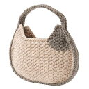ハマナカ あみものキット (ハマナカ ボニー 使用) ネコバッグ 小 COL. 614・615使用 (サイズ 約 幅27cm×深さ17cm×マチ4cm) H320-003-055