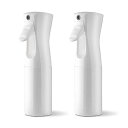 スプレーボトル Uervoton アルコール対応 霧吹き 連続噴射 200ml 2個セット 極細かい霧 ミスト 観葉植物用 園芸 除菌消毒用 爬虫類 清掃用 美容室用 アイロン 家用 ペット用 おしゃれ 白い