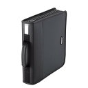 エレコム DVD CDケース ウォレット ファスナー付 160枚収納 CCD-SS160BK