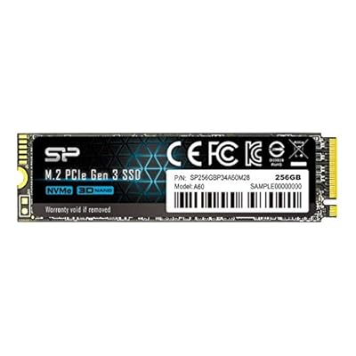 シリコンパワー SSD 256GB 3D NAND M.2 2280 PCIe3.0×4 NVMe1.3 P34A60シリーズ 5年 SP256GBP34A60M28