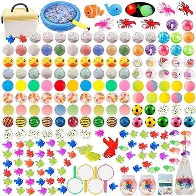 Jecimco 縁日 おもちゃ 金魚すくい 350点 セット 夏祭りの定番 縁日すくい 自宅 縁日遊び スーパーボールすくい ポイ オモチャ 夜店 お祭りセット 子ども会 お祭り おうち縁日 イベント用 夏まつりにはうれしい品物