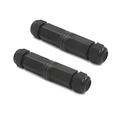 VCE 屋外 防水 LANケーブル 延長コネクタ 防塵 RJ45中継アダプタ CAT6 CAT5E CAT5対応 2個セット