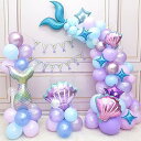 誕生日 飾り付け 女の子、マーメイド バースデー 飾り バースデーバルーン 誕生日 風船 人魚 誕生日 かざりつけ 飾り付け 1歳 2歳 3歳 4歳 5歳+ 小学生 女の子 誕生日プレゼント 女の子 大人