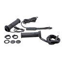 キジマ(Kijima) バイクパーツ グリップヒーター GH10 スロットル一体式 120mm ボタン式スイッチ φ22.2用 304-8214