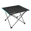 Rock Cloud キャンプテーブル 折りたたみ 41x35cm アルミ ロールテーブル コンパクト 超軽量 アウトドア 運動会 BBQ ハイキング ビーチ 収納袋付き