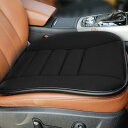 Newstyシートクッション カークッション 車の座布団 超通気性 圧力分散 運転 クッション プレミアムコットン(ブラック)