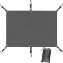 Farfly テントシート グランドシート 防水 軽量 厚手 持ち運び便利 収納袋つき300x250cm