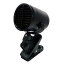 エマーソン(Emerson) 車内用扇風機 ターボファン DC12V クリップ式 ハイパワーモーター採用 大風量 可変式風量調節 可変角度調整 省エネ 車内の空気を循環させて冷暖房効率アップ ルーバー付き EM-347