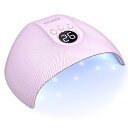 NAILGIRLS LED & UV ネイルライト 75W ジェルネイル用ライト uvライト レジン用 硬化ライト プロ用 人気 業界注目低ヒート機能 全ジェル対応 三階段タイマー 手足両用 (Pink)