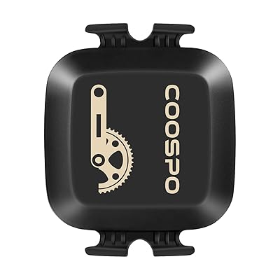COOSPO ケイデンススピードセンサー ANT+ Bluetooth 4.0対応接続 自転車コンピュータ用 バイクアクセサリー IP67級防水 日本語説明書付け ブラック
