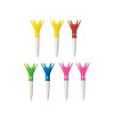 ダイヤゴルフ(DAIYA GOLF) ゴルフティー トマホークティー ショート(7本入) 全長42mm TE-508B Bタイプ(カップ部カラー)