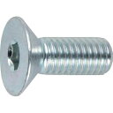 TRUSCO(トラスコ) 六角穴付皿ボルト三価 白 全ネジ M6×12 21本入 B773-0612