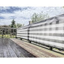 Cool Time(クールタイム) 日よけ シェード ベランダ 目隠し バルコニーシェード 600×100cm グレー・ホワイト