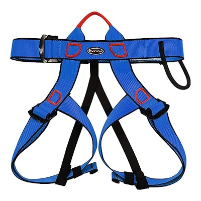 [TRIWONDER] ロッククライミングハーネス 安全ハーネス 登山ハーネス アウトドア シットハーネス 安全ベルト Climbing Harnesses (ブルー)
