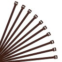 XINGO 500本 幅3.6mm 長さ300mm 結束バンド屋外 高耐久 18KGS 引張強度 タイラップ セルフロック プレミアムプラスチックケーブルワイヤ...