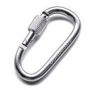 TITECOUGO アウトドア カラビナ おしゃれ 登山 小型 アルミ Dフック 頑丈 ネジロック バンジーコード ブランコ hammocks ハンモックテント...