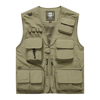 [songlibin] 釣り ベスト フィッシングベスト カメラマンベスト 多ポケット メッシュベスト 多機能 作業、防災、射撃、登山、撮影、キャンプ、アウトドアベスト 防紫外線 通気速乾 フィッシングベスト カメラマンベスト おしゃれ 大きいサイズ